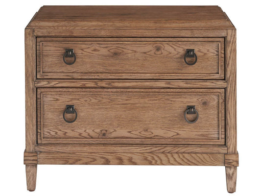 Sierra Two Drawer Woode Nightstand