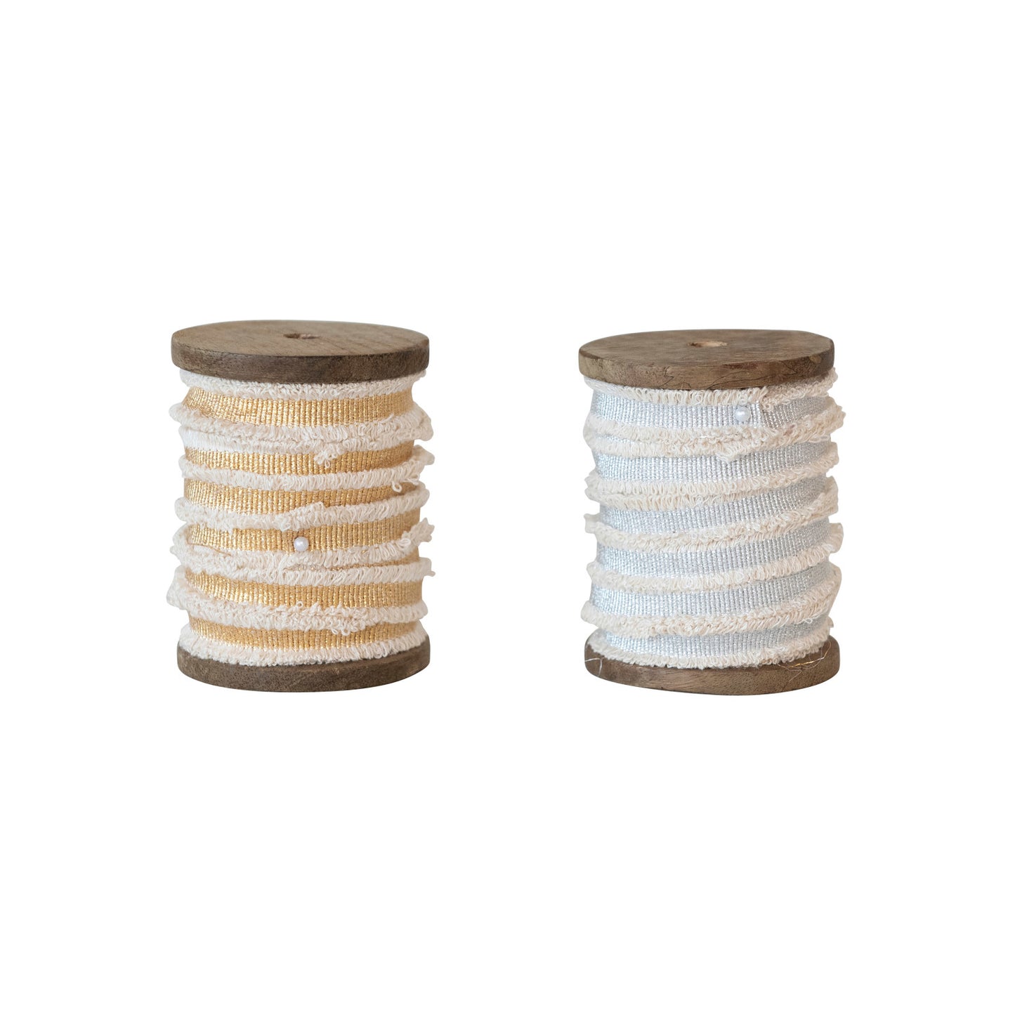 Cotton Ribbon on Wooden Spool | 10 Yards