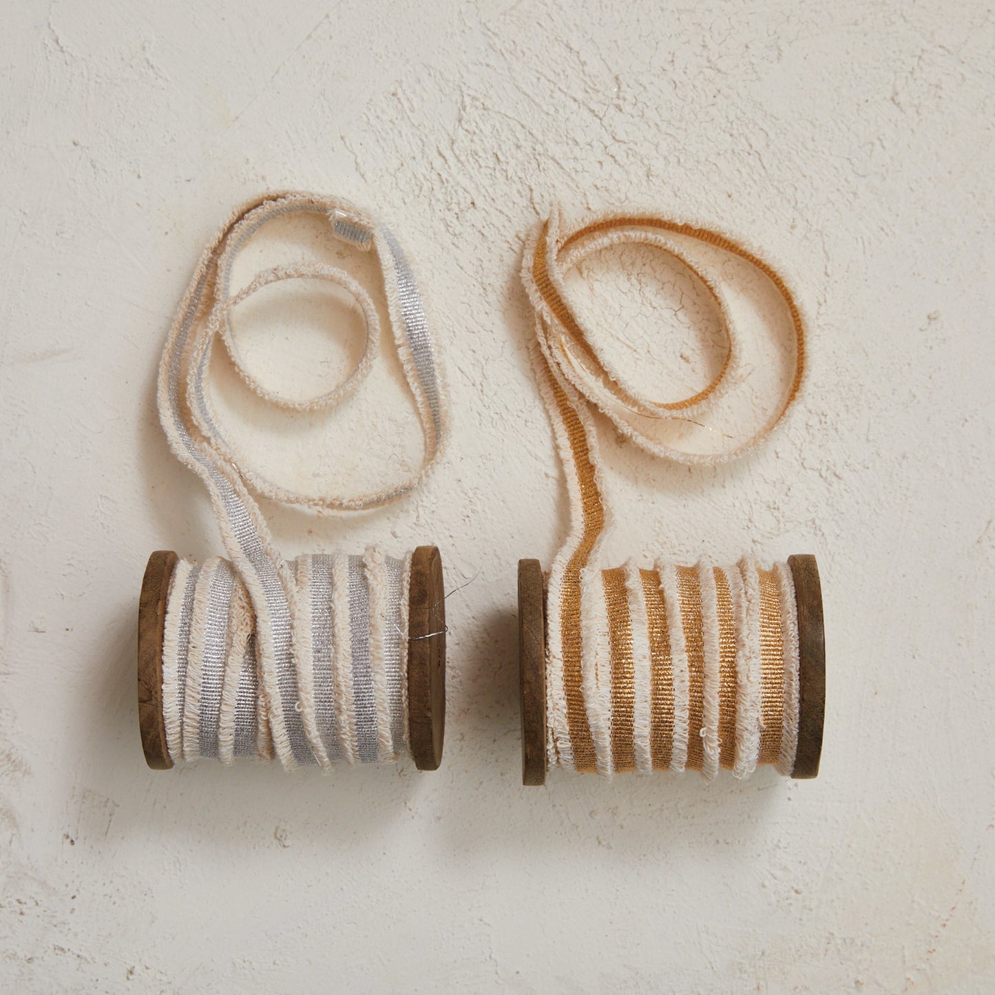 Cotton Ribbon on Wooden Spool | 10 Yards