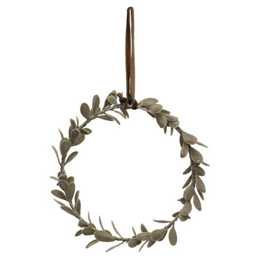 6-3/4" Round Plastic Wreath