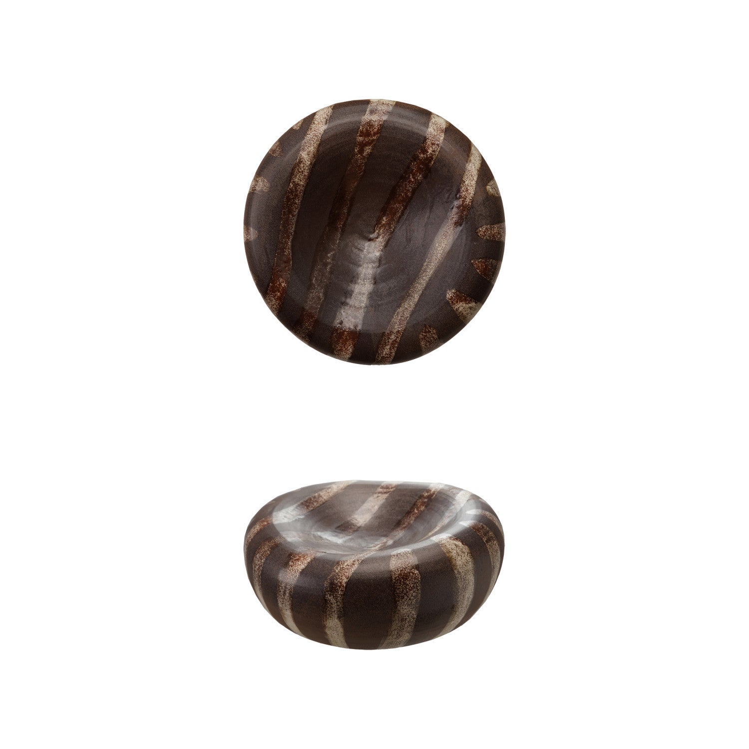 Decorative Stoneware Bowl, Reactive Glaze (Each One Will Vary)