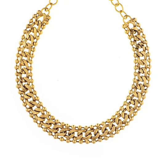 Thick Gold Link Necklace