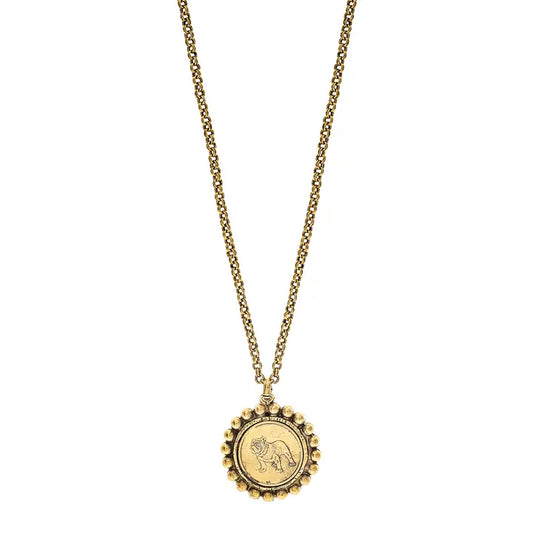 Bulldog Necklace (Thin Chain)