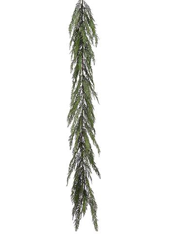 6' Deluxe Cedar Garland.  Green