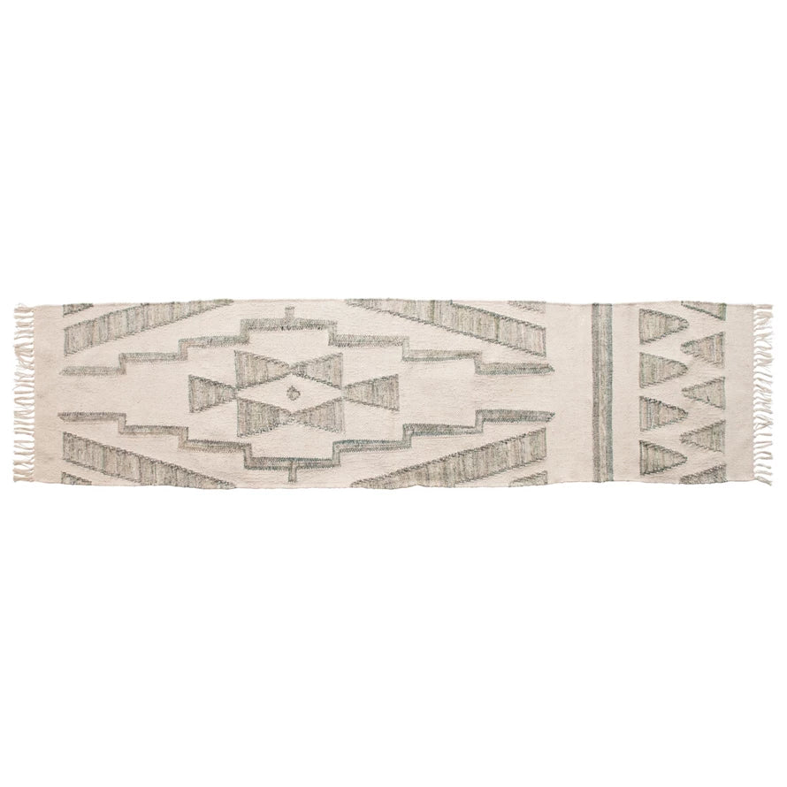 5' x 7' Cotton Tufted Rug w Fringe