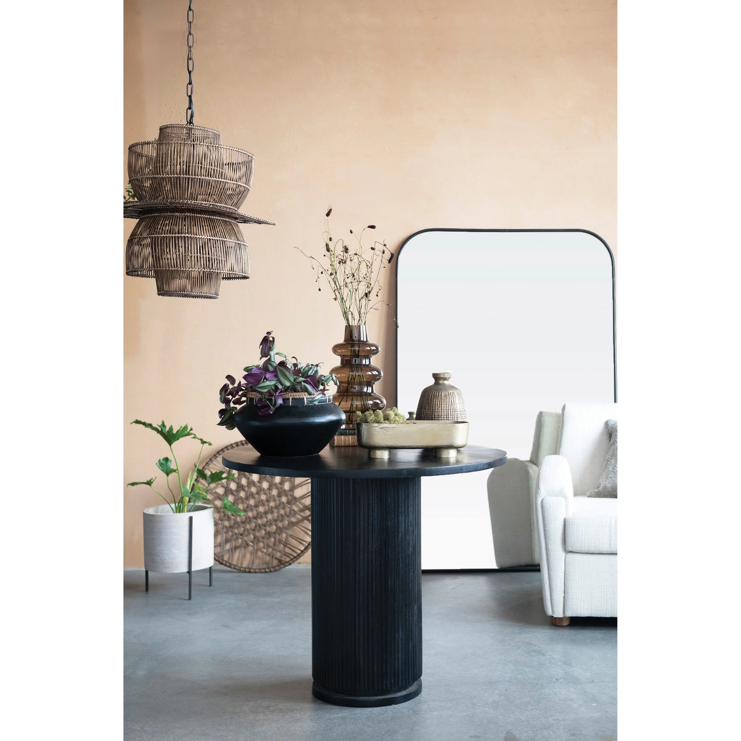 Metal Framed Wall Mirror