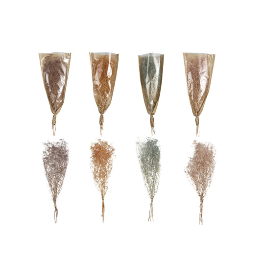Dried Natural Baby's Breath Bunch, 4 Colors