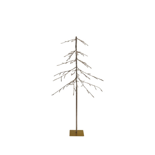 Pre-Lit Plastic Tree with Plug & 96 LED Lights, KD