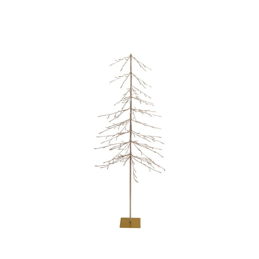 Pre-Lit Plastic Tree with Plug & 216 LED Lights, KD
