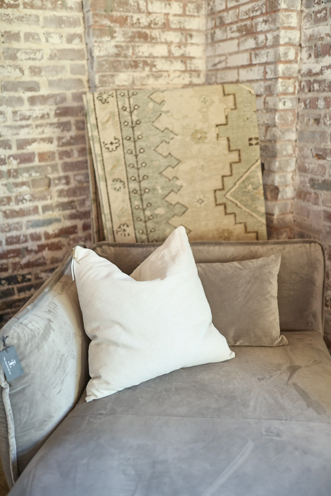 Decorative Parchment Straw Pillow