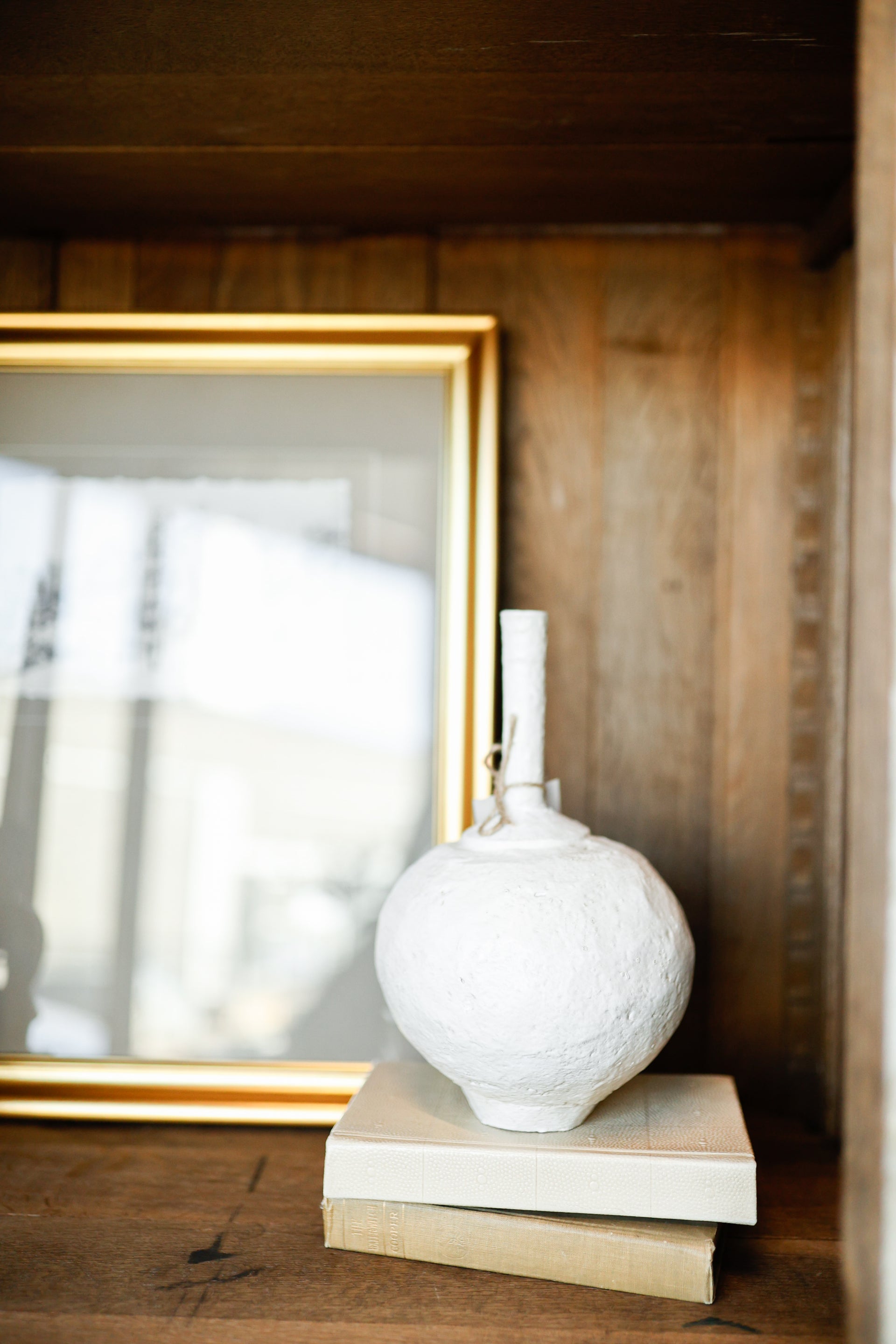 Handmade Paper Mache Taper Holder