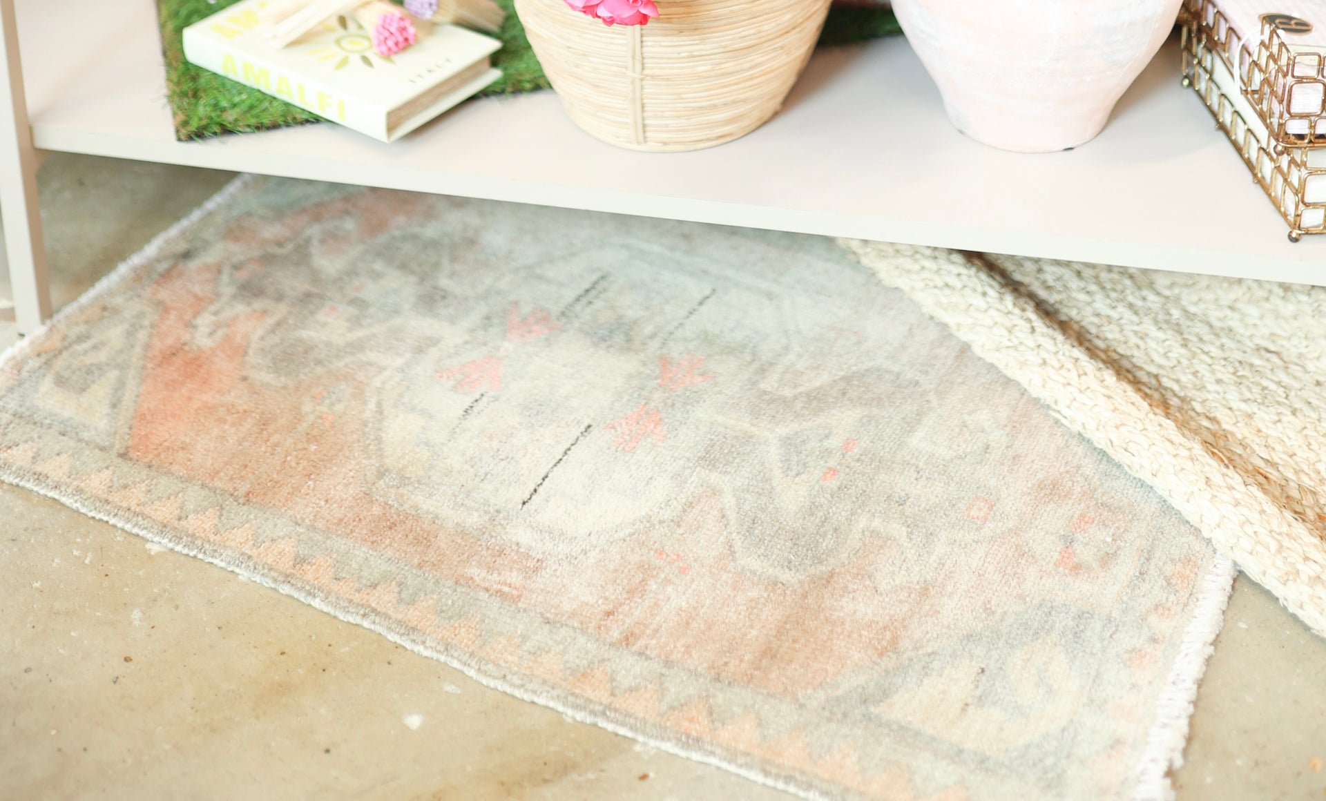 New Mini Vintage Turkish Rug 9