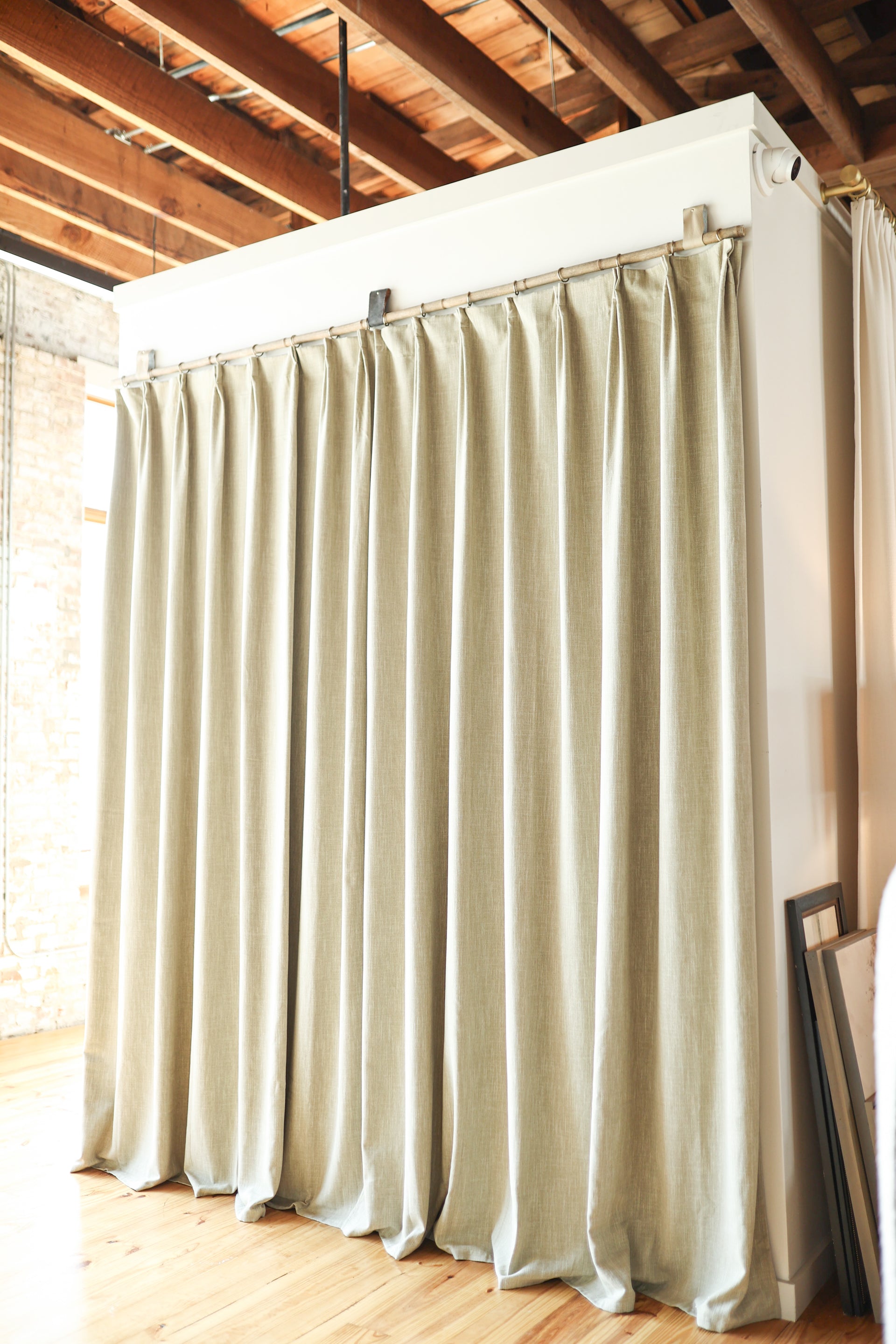 52" X 108" Drapes - Deep Beige Linen