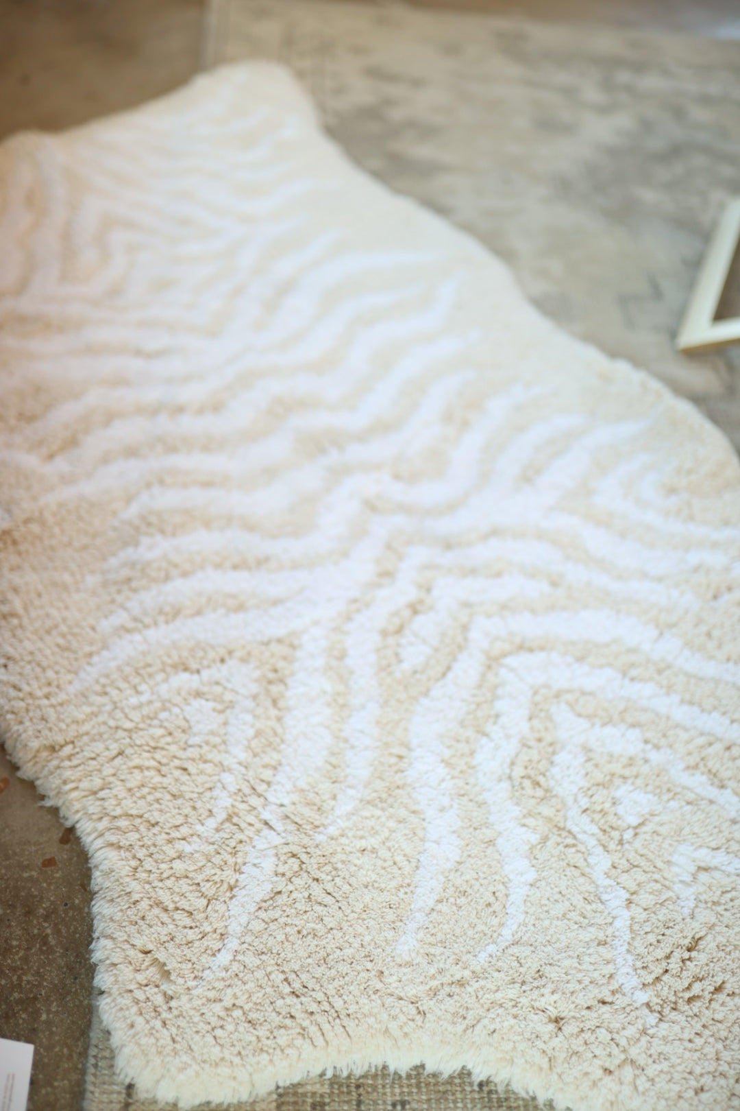 Mountain Zebra Bath Rug