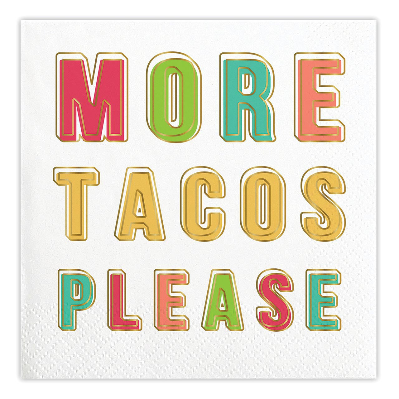 More Tacos Please Napkins (20 ct)