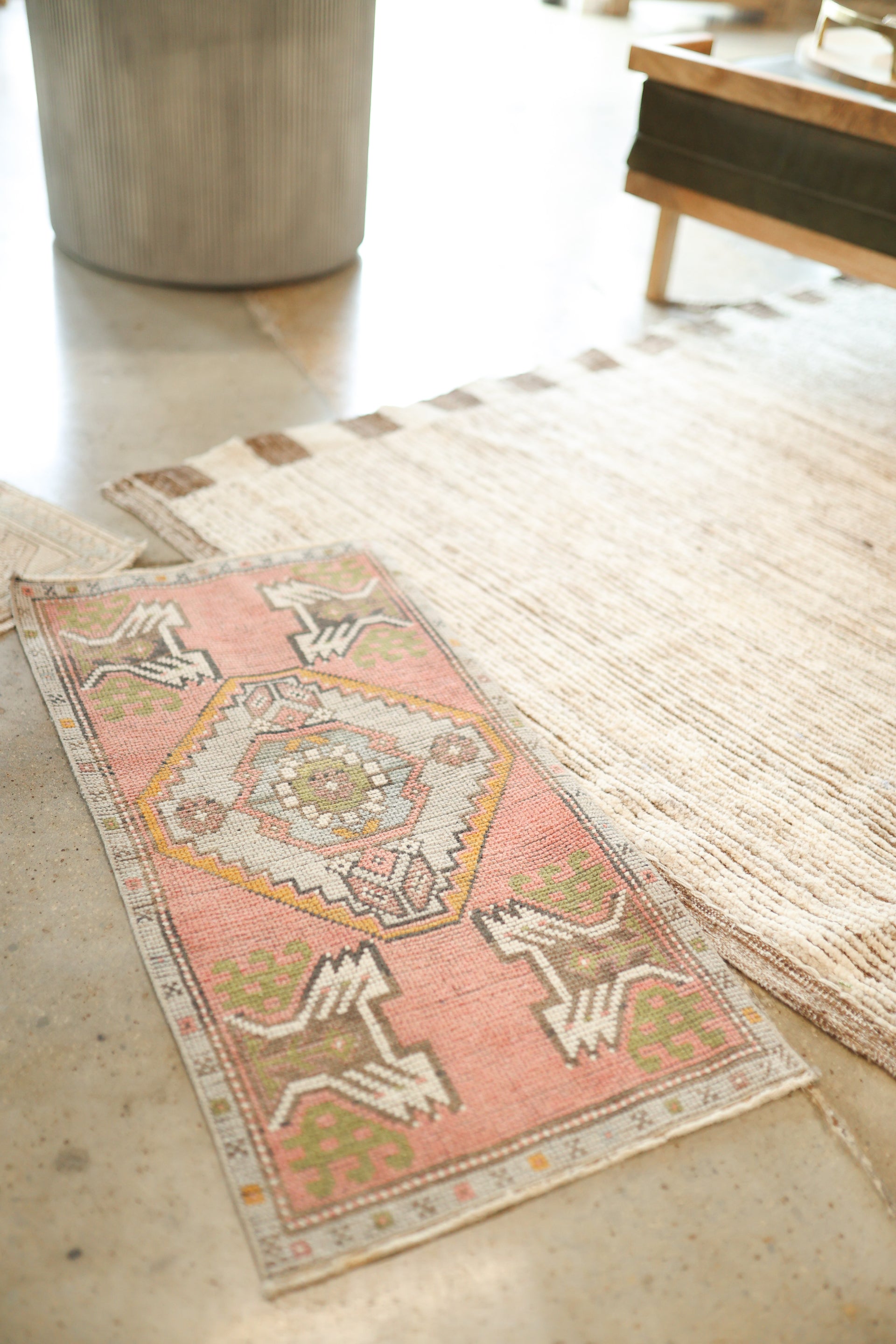 New Mini Vintage Turkish Rug 35
