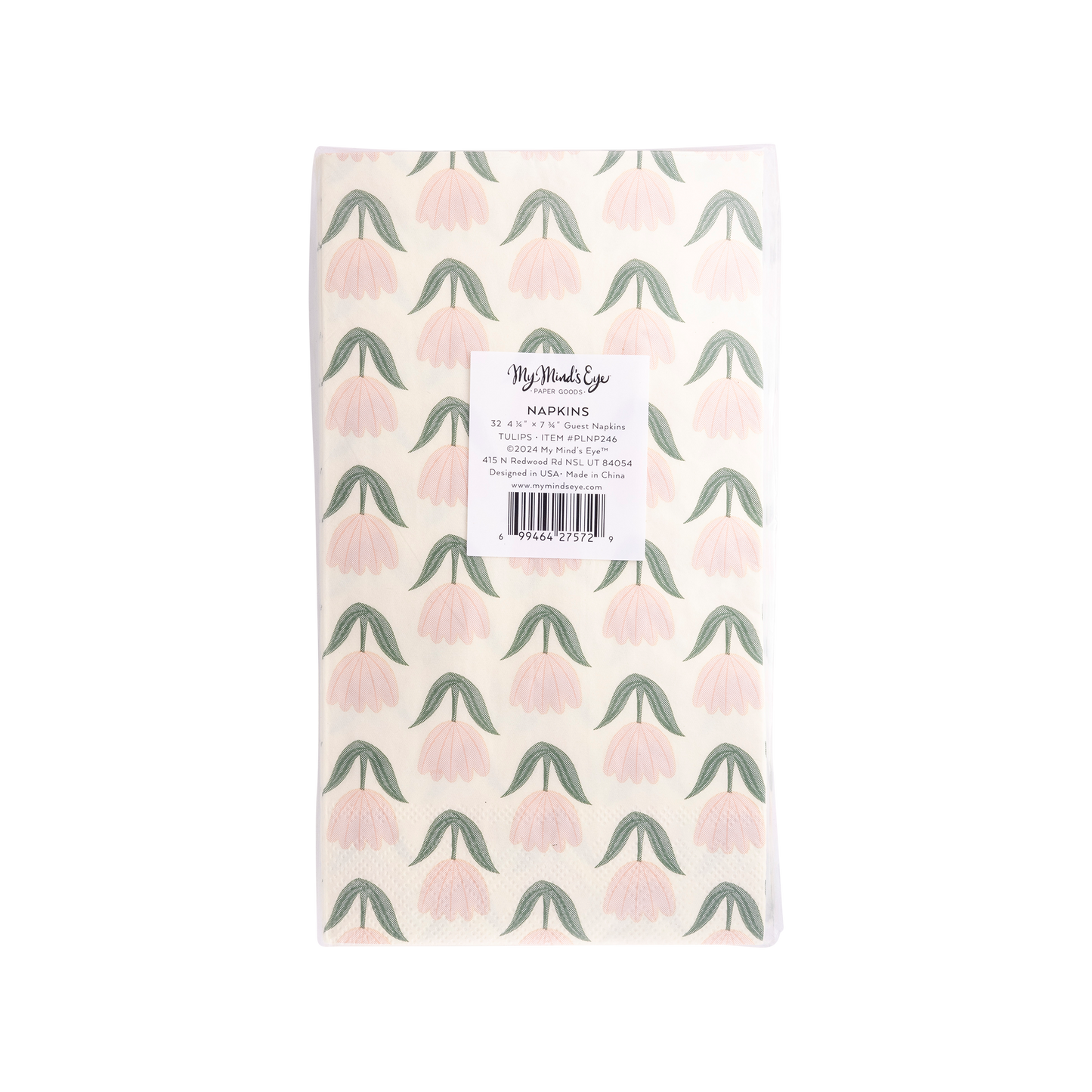 PLNP246 - Tulips Paper Dinner Napkin