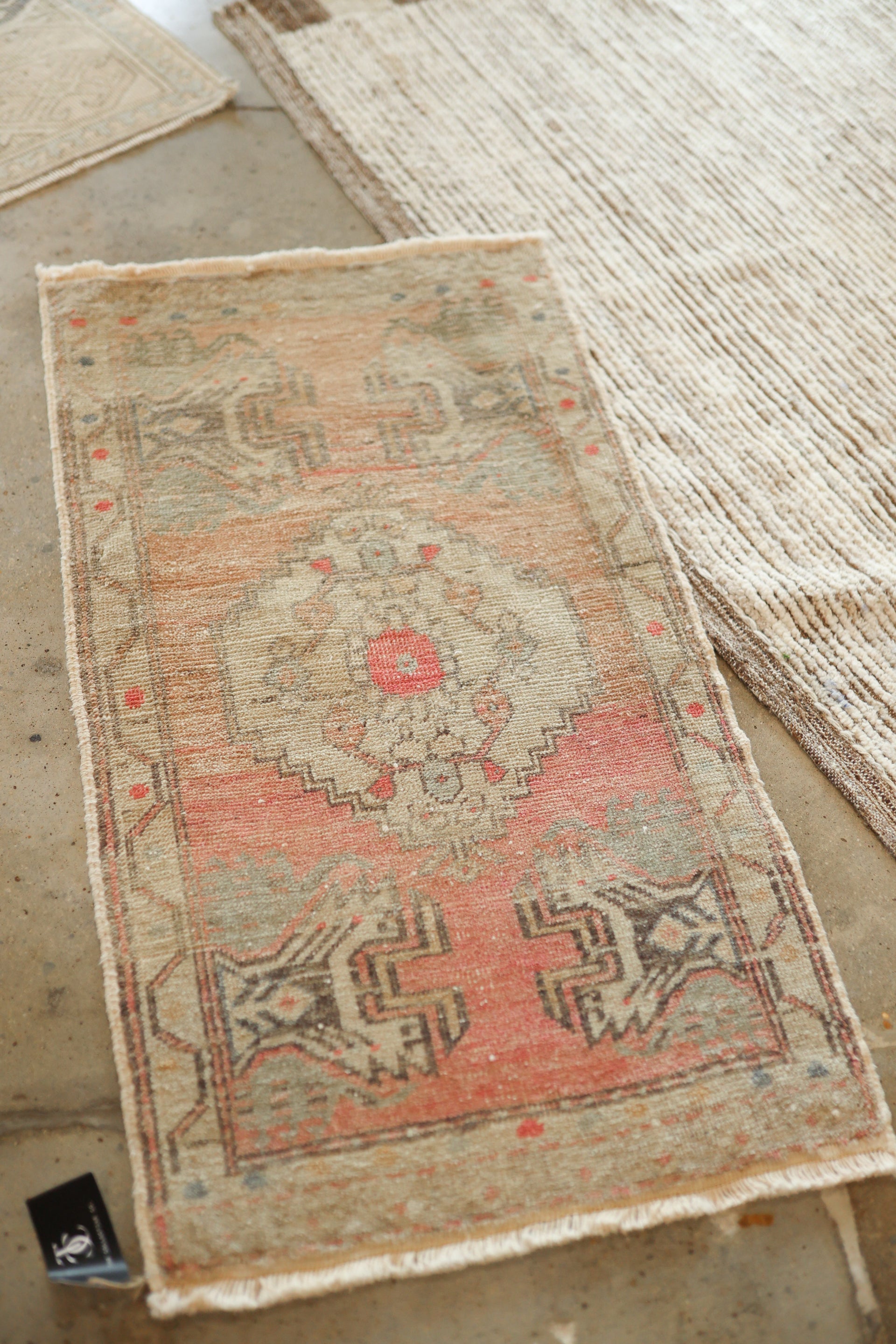 New Mini Vintage Turkish Rug 22