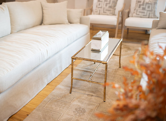 Antique Gold Coffee Table