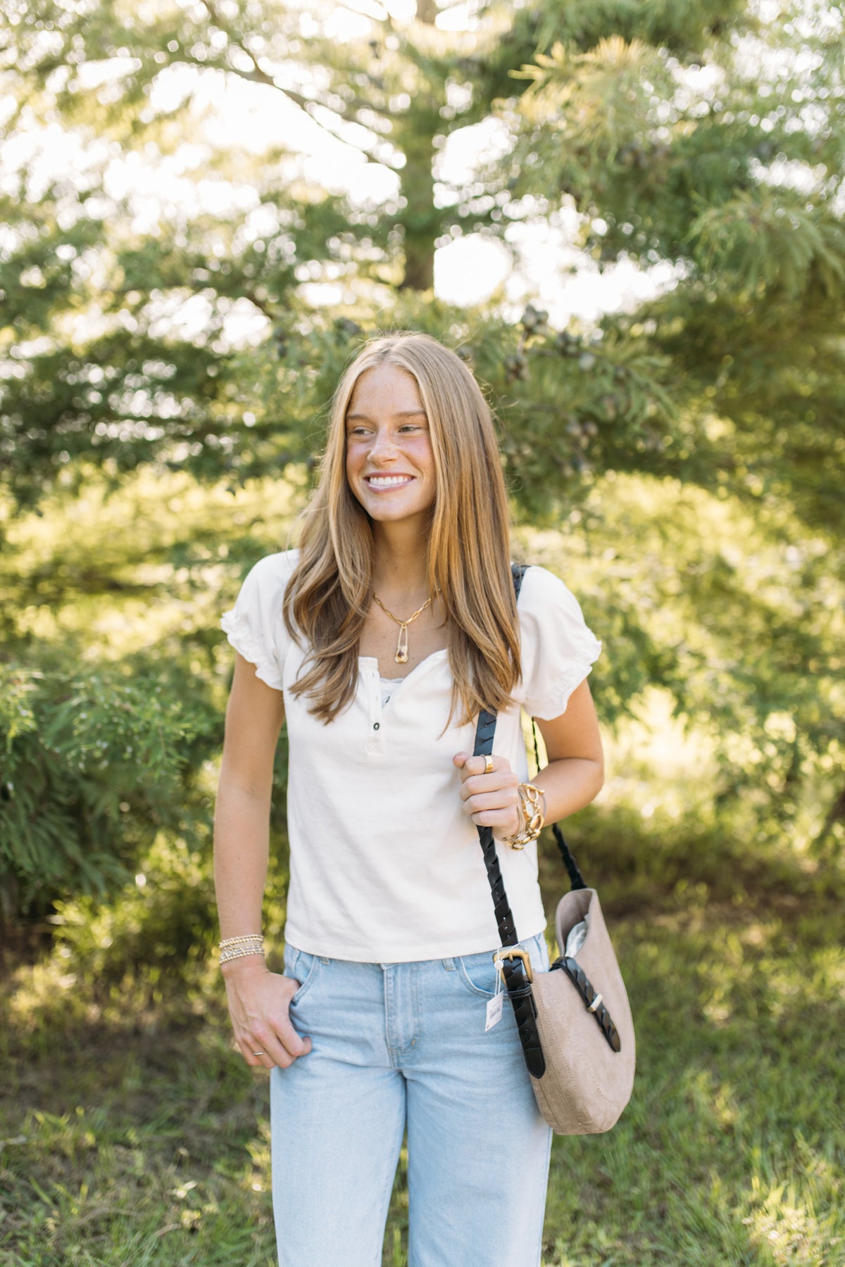 Roberta Crossbody - Taupe