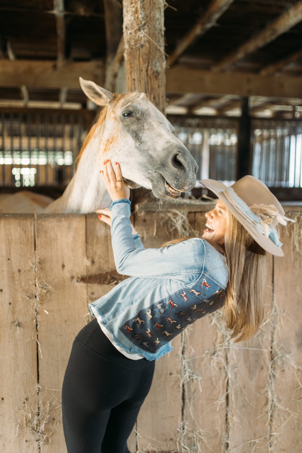 Slate Blue Equine Elegance Jacket