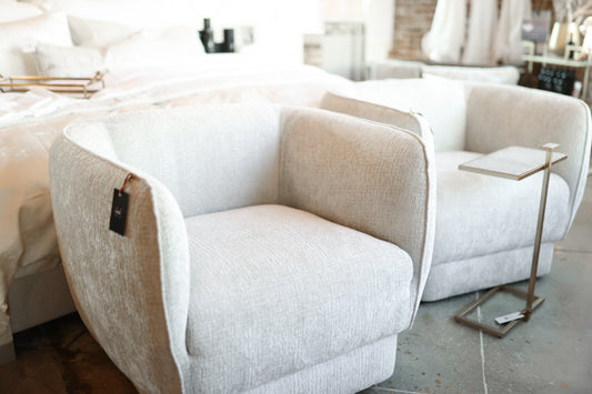 Moon Swivel Arm Chair