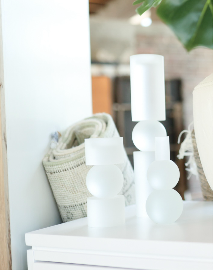 Palisade Small Glass Candle Holder