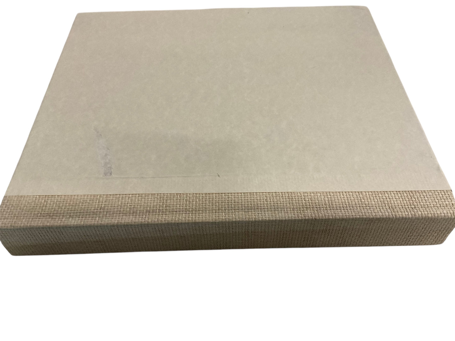 Large Decorative Book, Grasscloth Binding 12.25"x10.25"