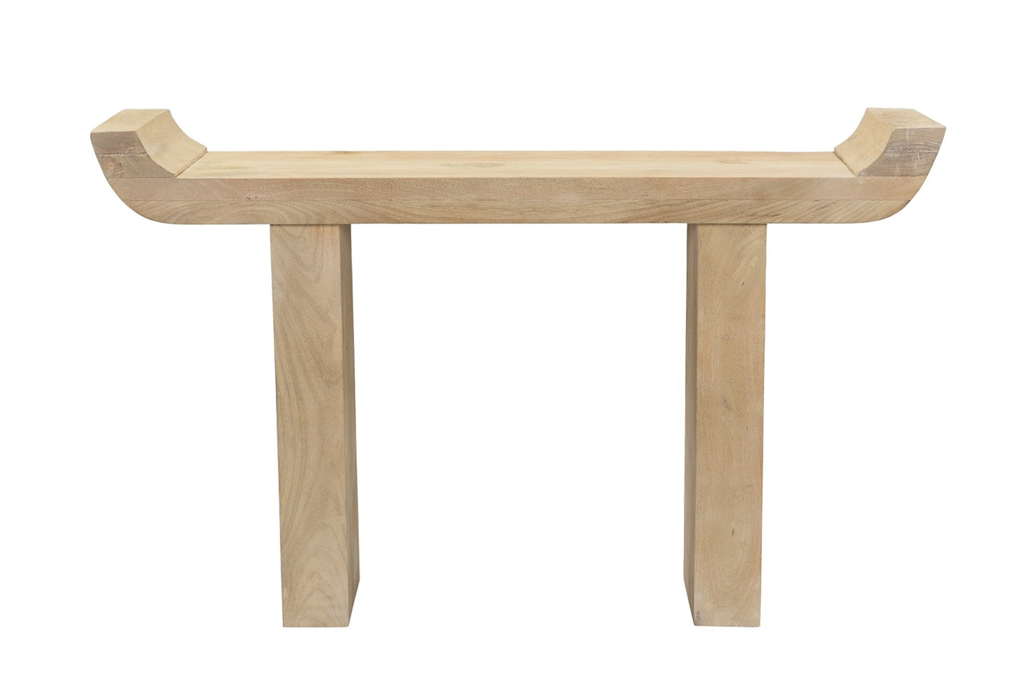 Mango Wood Console Table Oak Finish