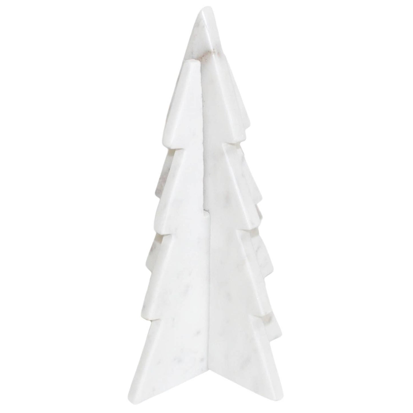 Large White Marble Christmas Tree