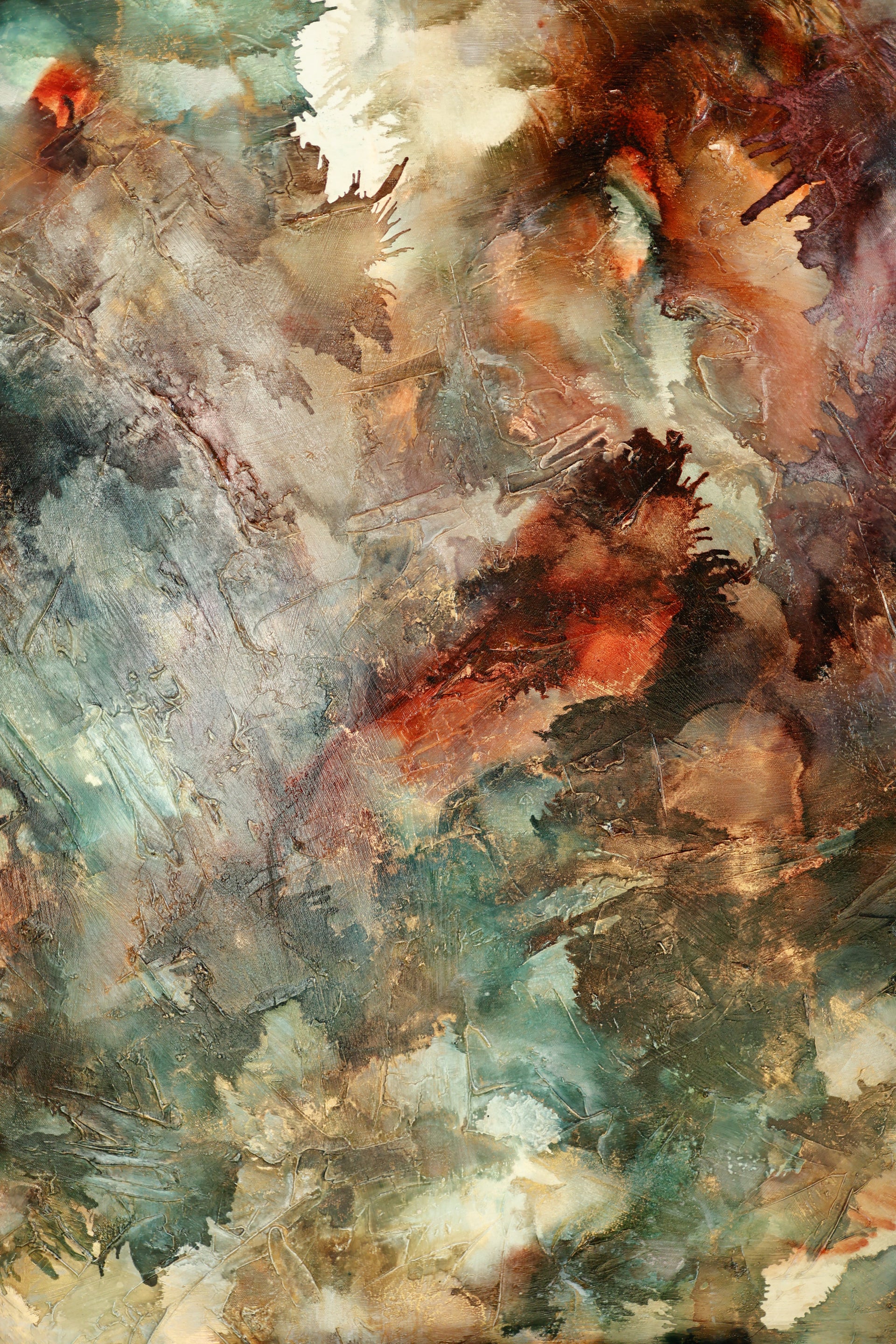 Painting by Danielle Atchley 36” x 36”