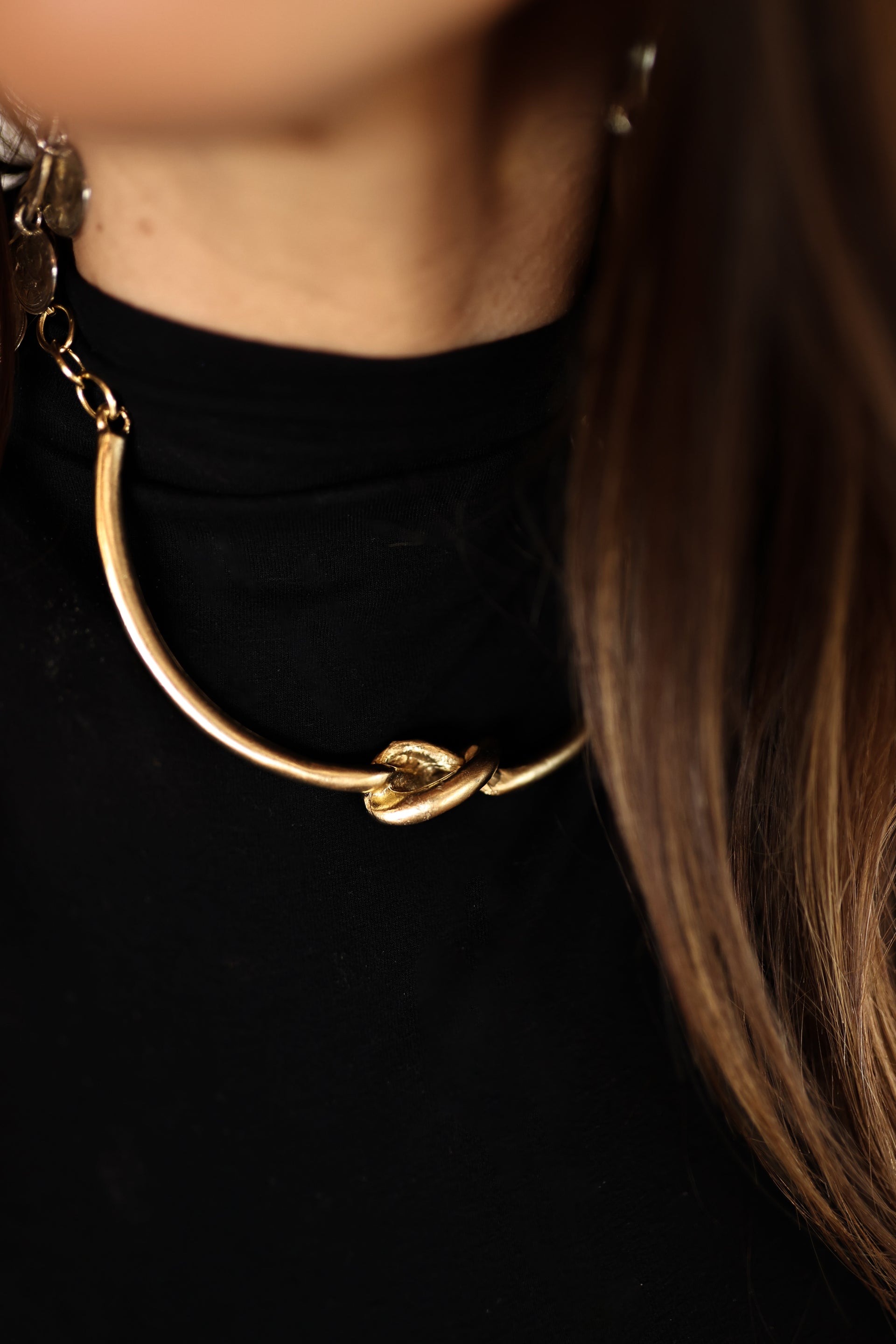 Knot Necklace - Gold