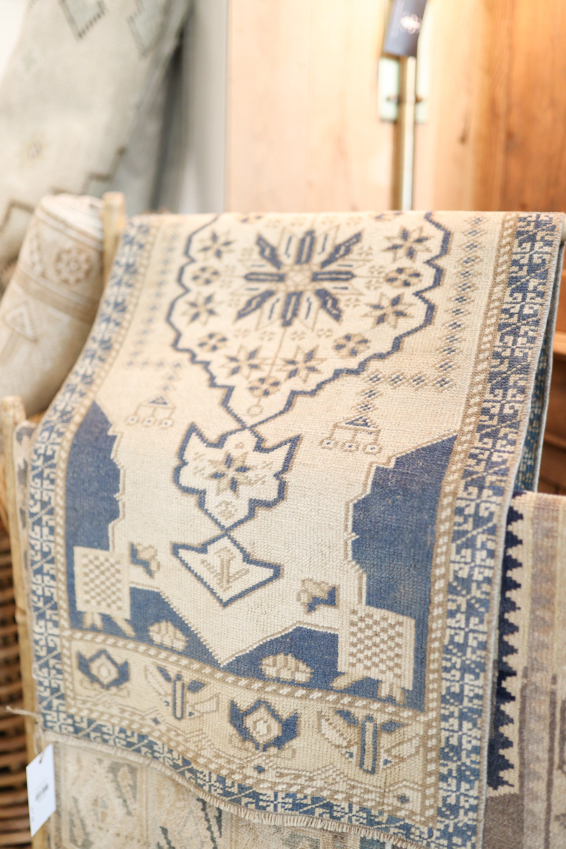 New Mini Vintage Turkish Rug 1