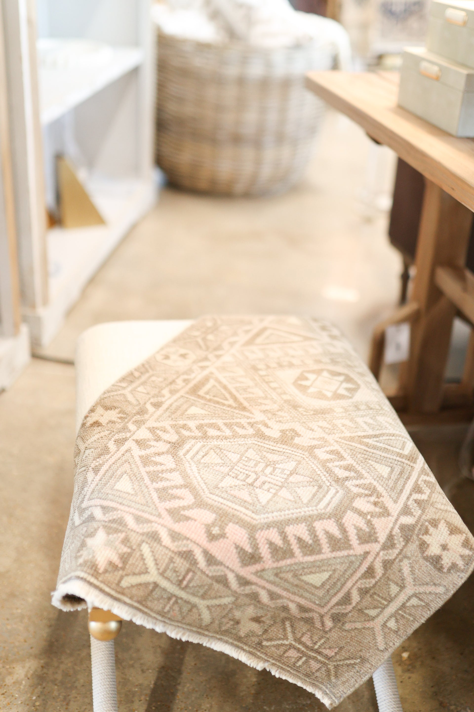 New Mini Vintage Turkish Rug 37