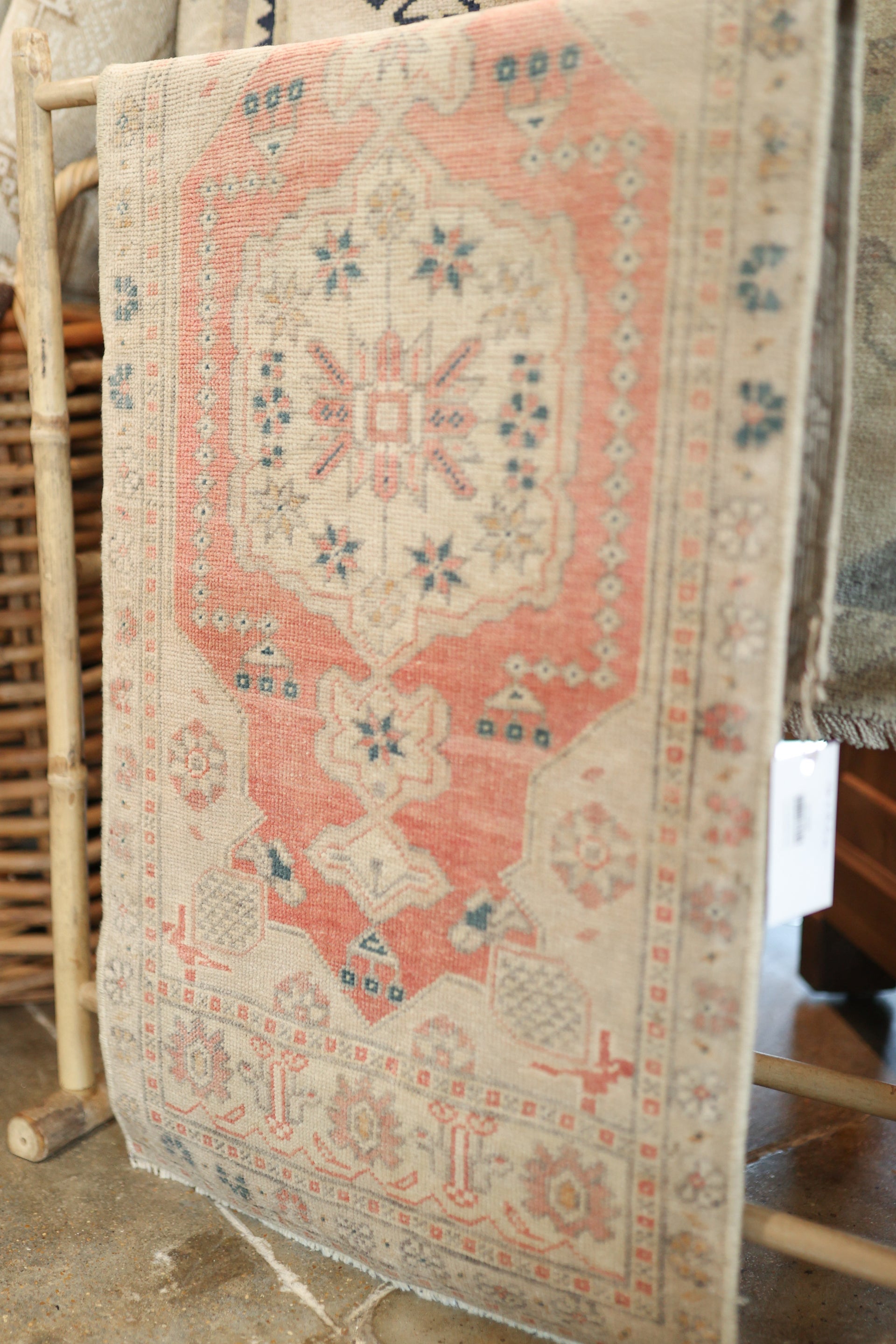 New Mini Vintage Turkish Rug 33