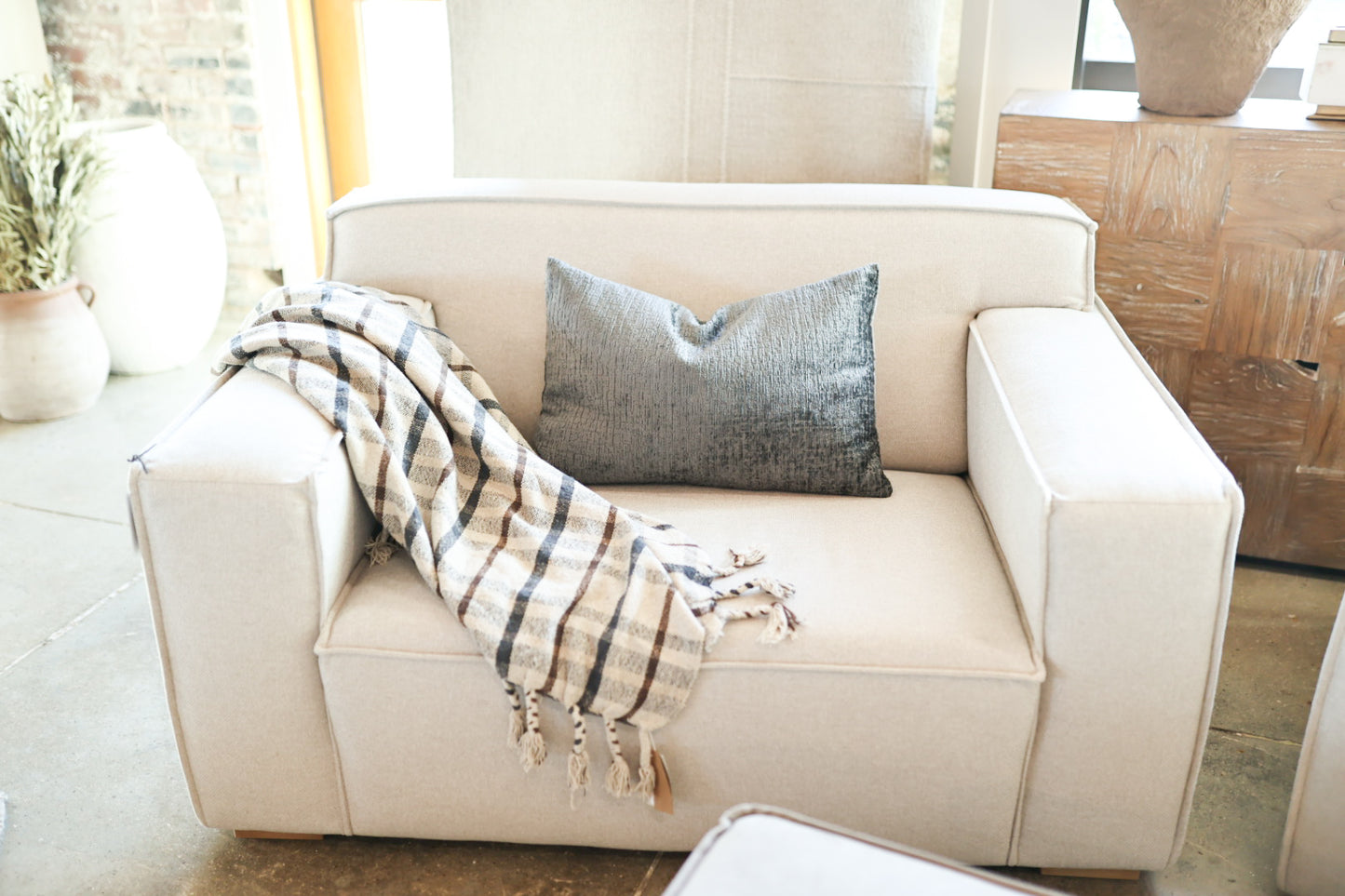 60"L x 50"W Recycled Cotton Throw