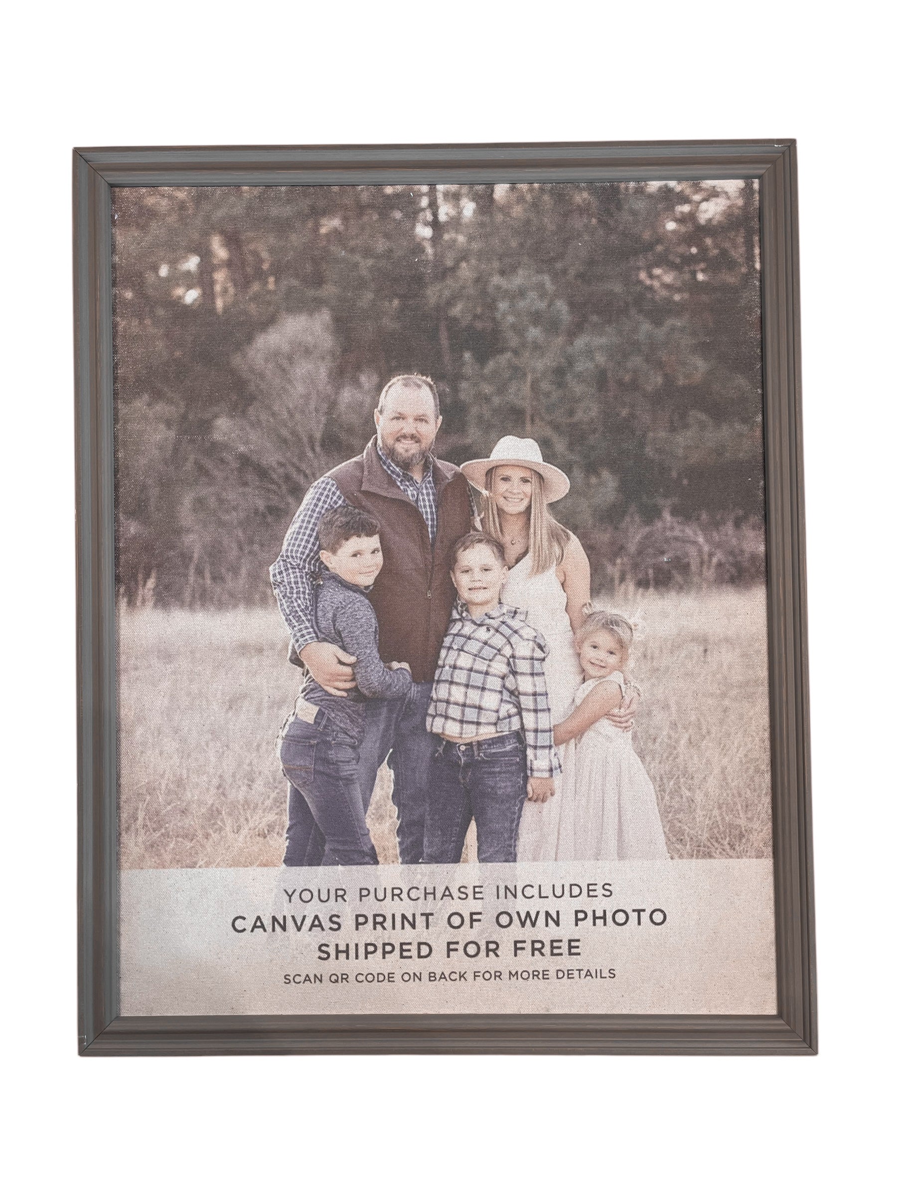 16 x 20 Custom Framed Canvas