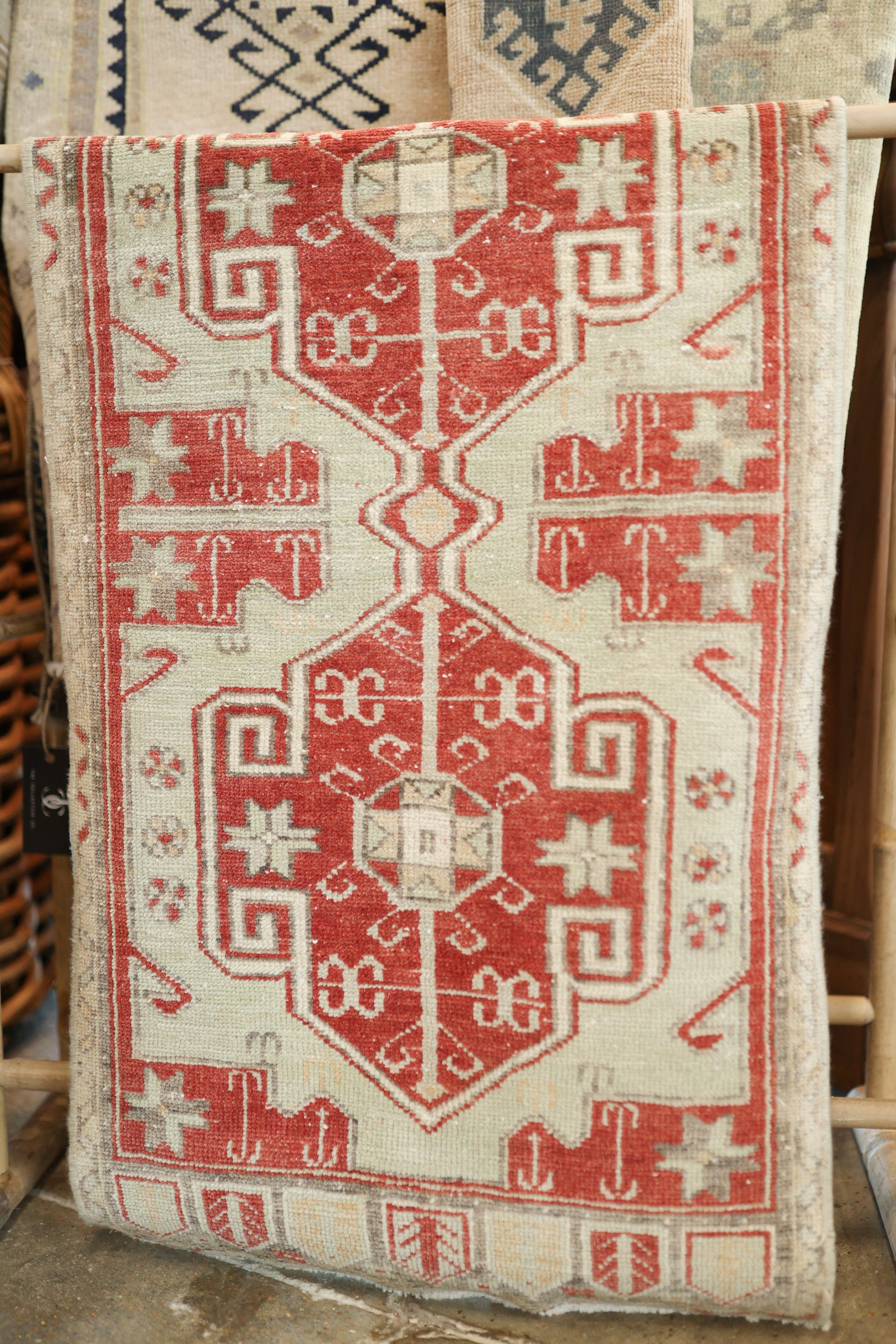 New Mini Vintage Turkish Rug 10