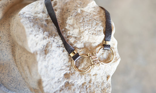 Leather Bit Necklace