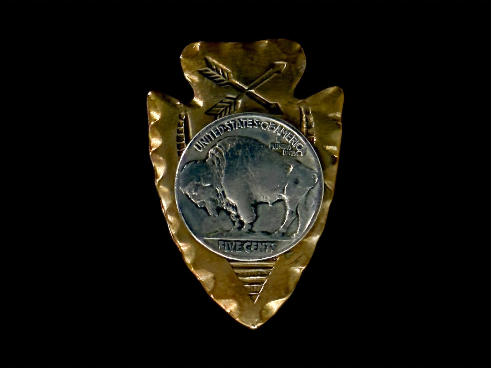 Arrowhead Coin Scarf Slide