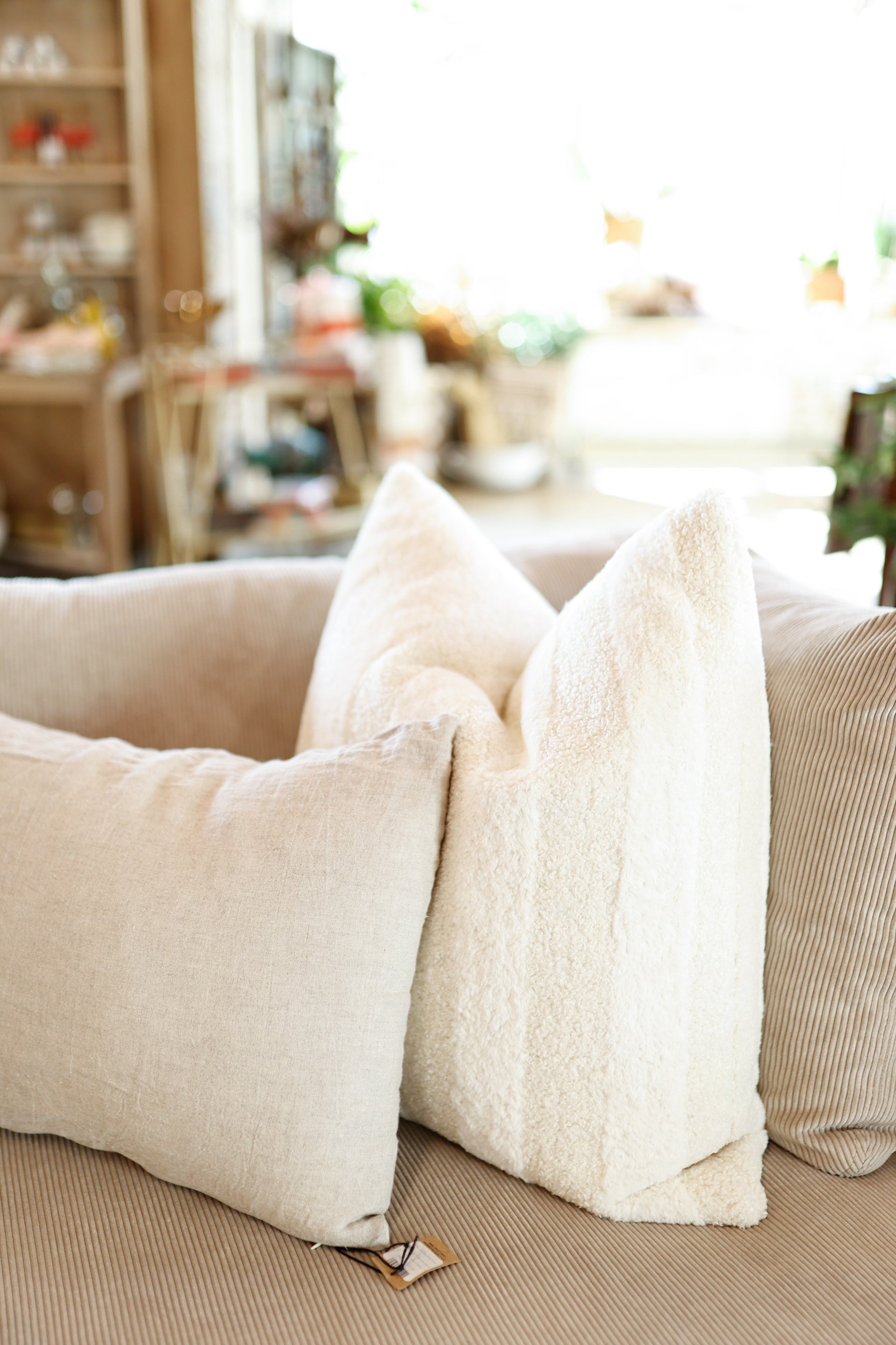 Tamed - Striped Square Pillow 24 x 24