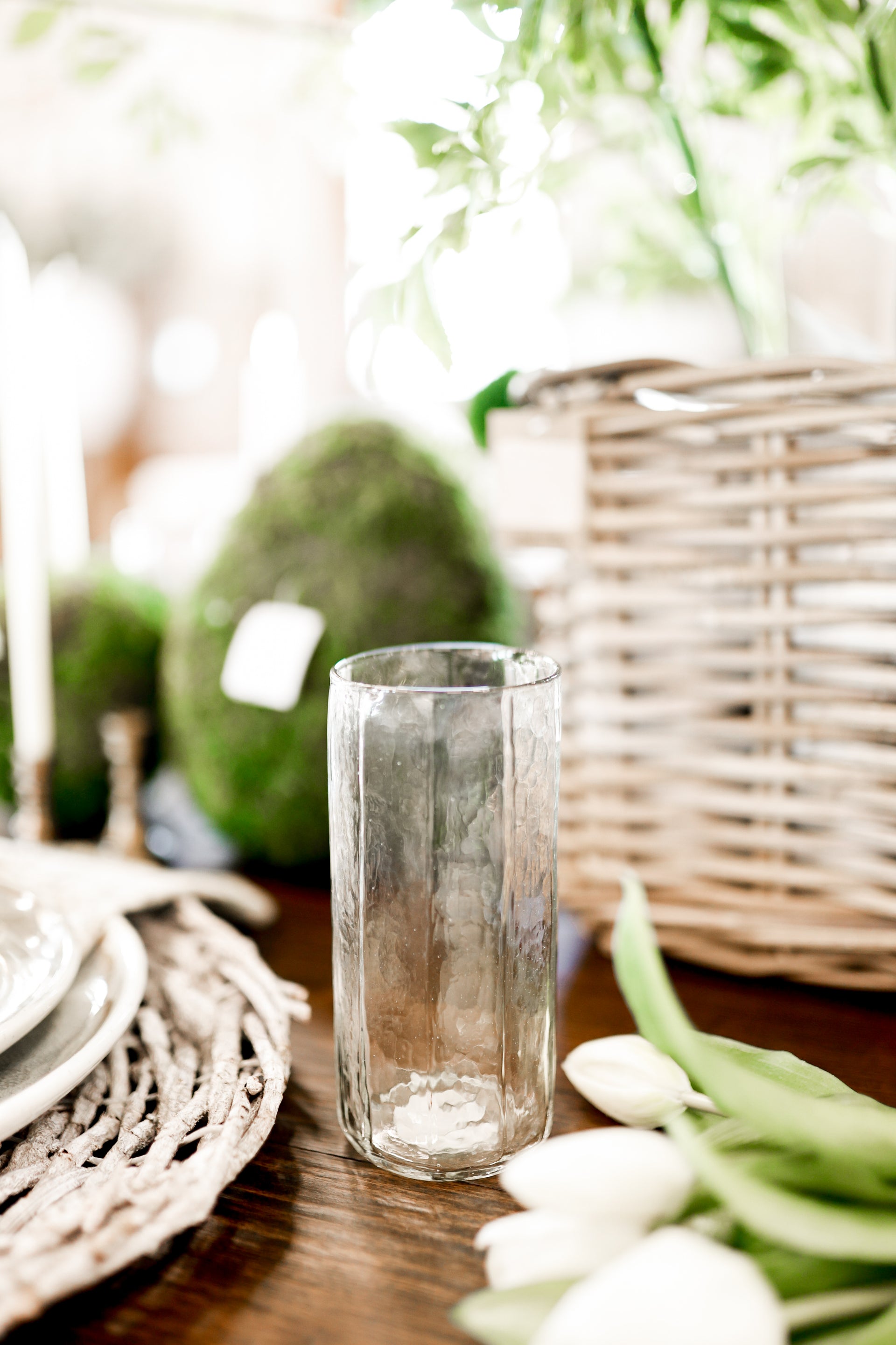 15 oz. Hand-Blown Drinking Glass (set of 4)