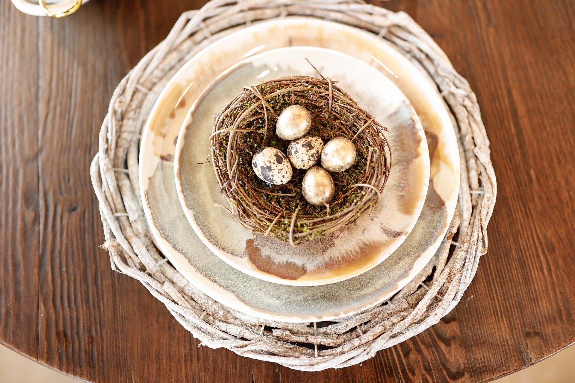 10” Stoneware Plate, Reactive Glaze (Each One Will Vary)