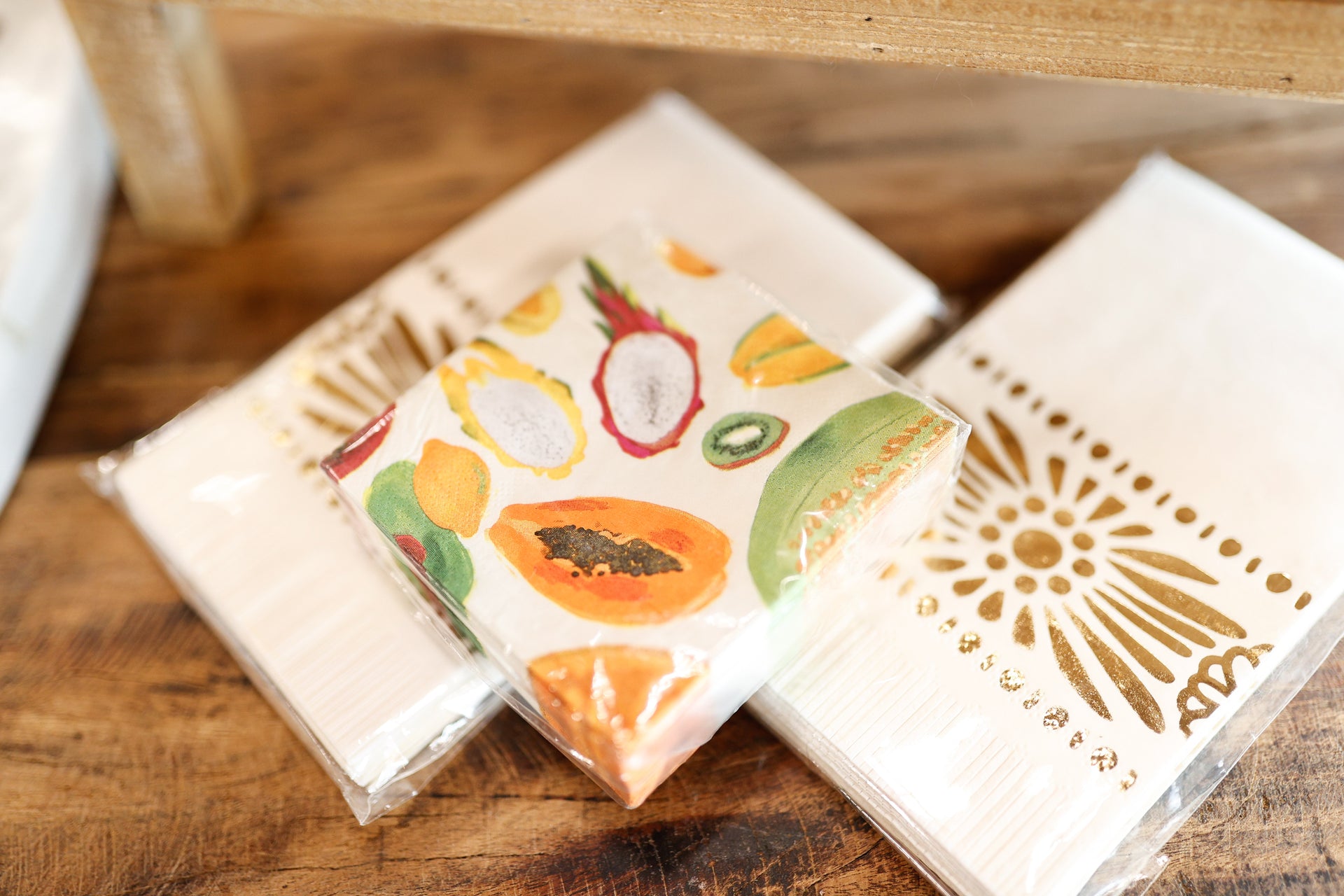 Mococan Fringe Paper Guest Napkin