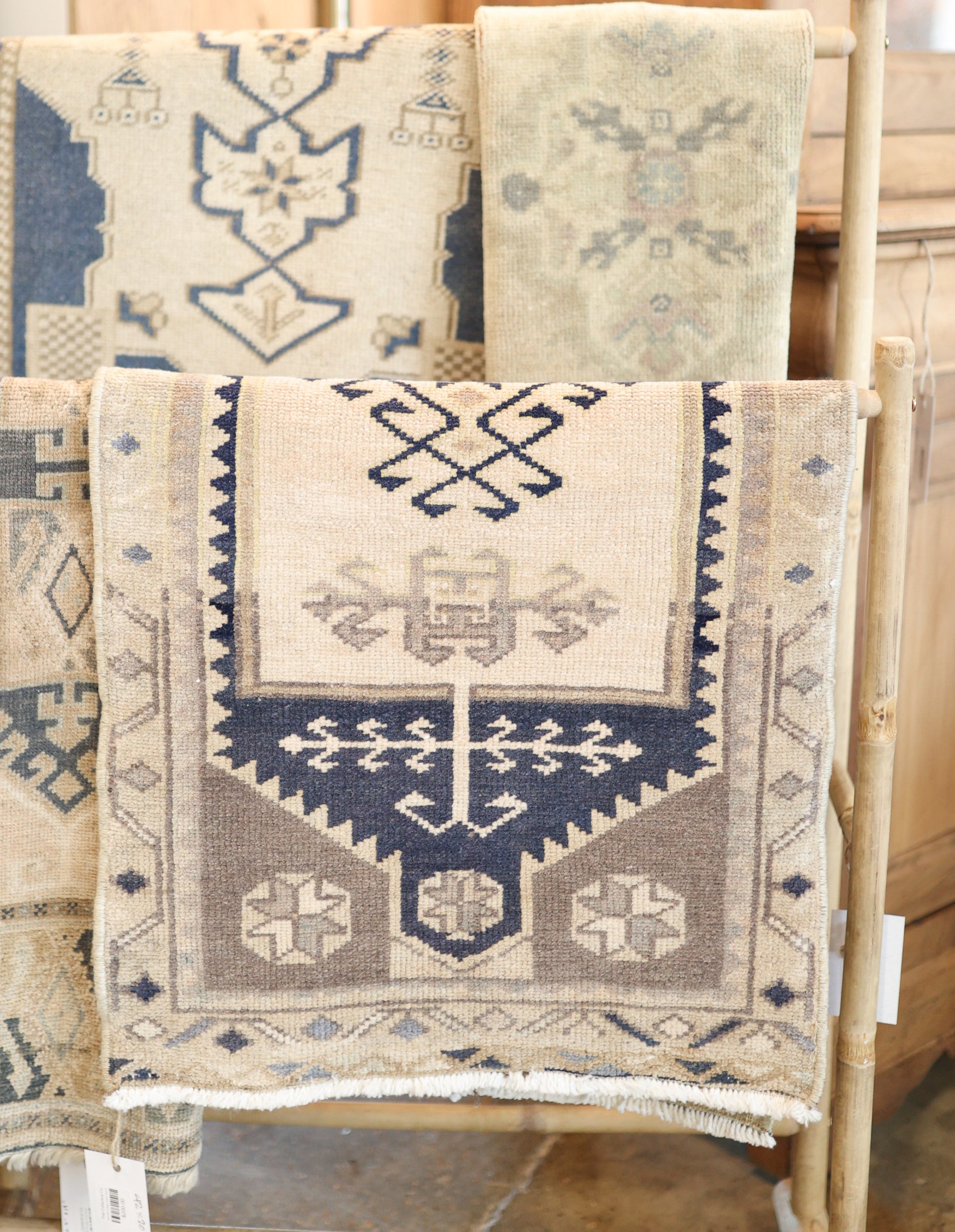 New Mini Vintage Turkish Rug 34