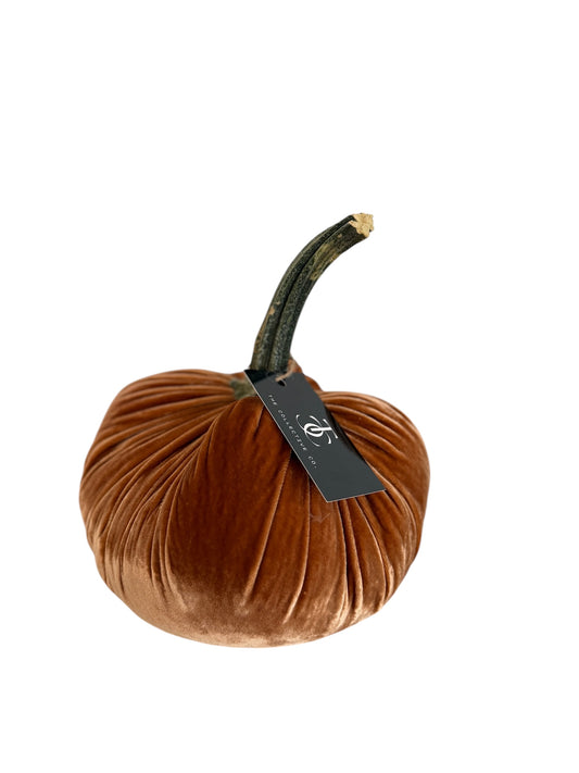 10" Silk Velvet Pumpkin