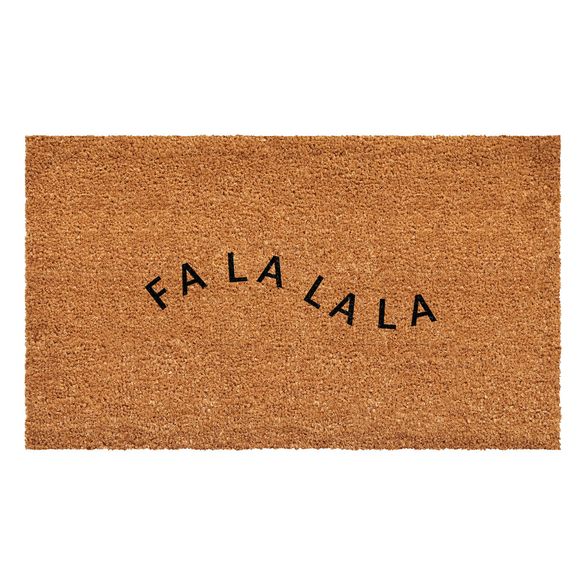 Whimsy Fa La La  Christmas Doormat