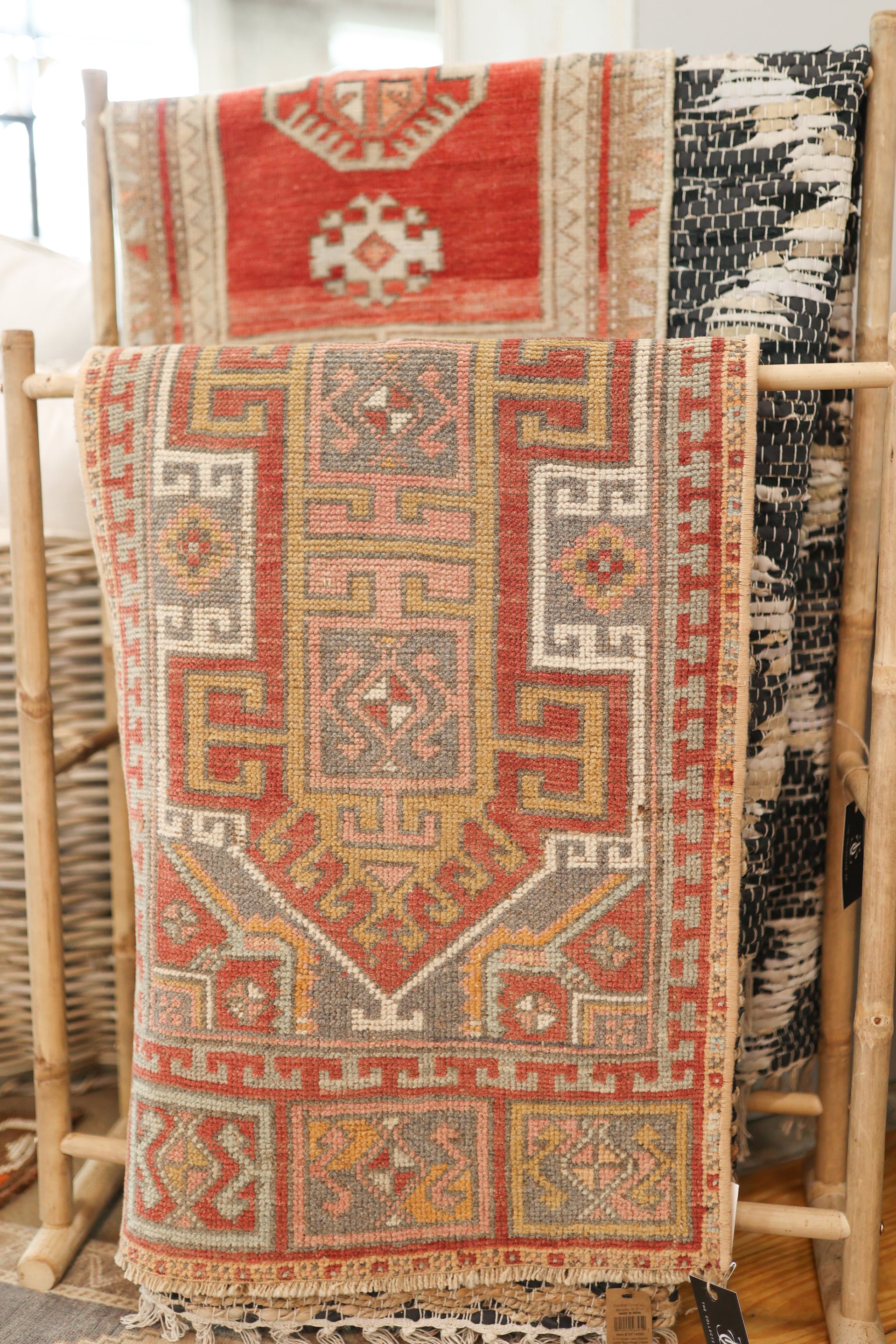 New Mini Vintage Turkish Rug 5