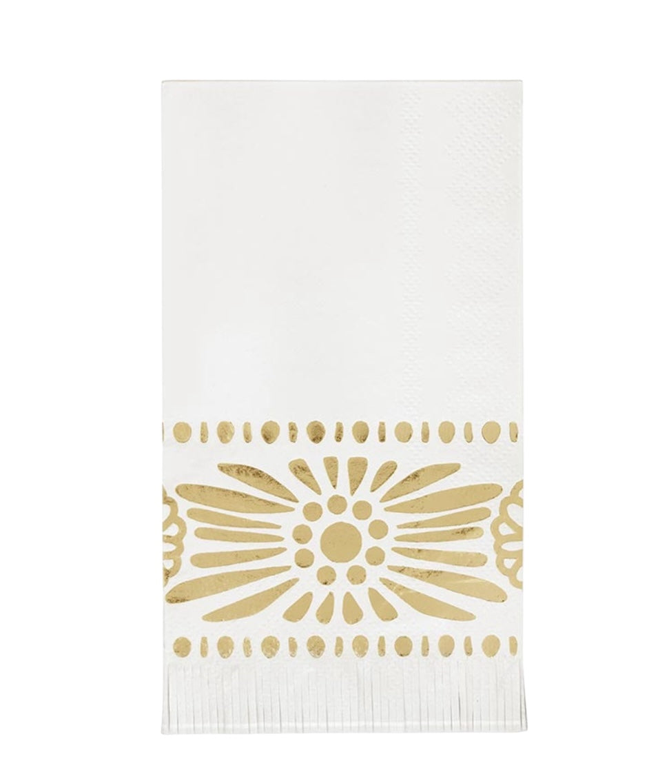 Mococan Fringe Paper Guest Napkin