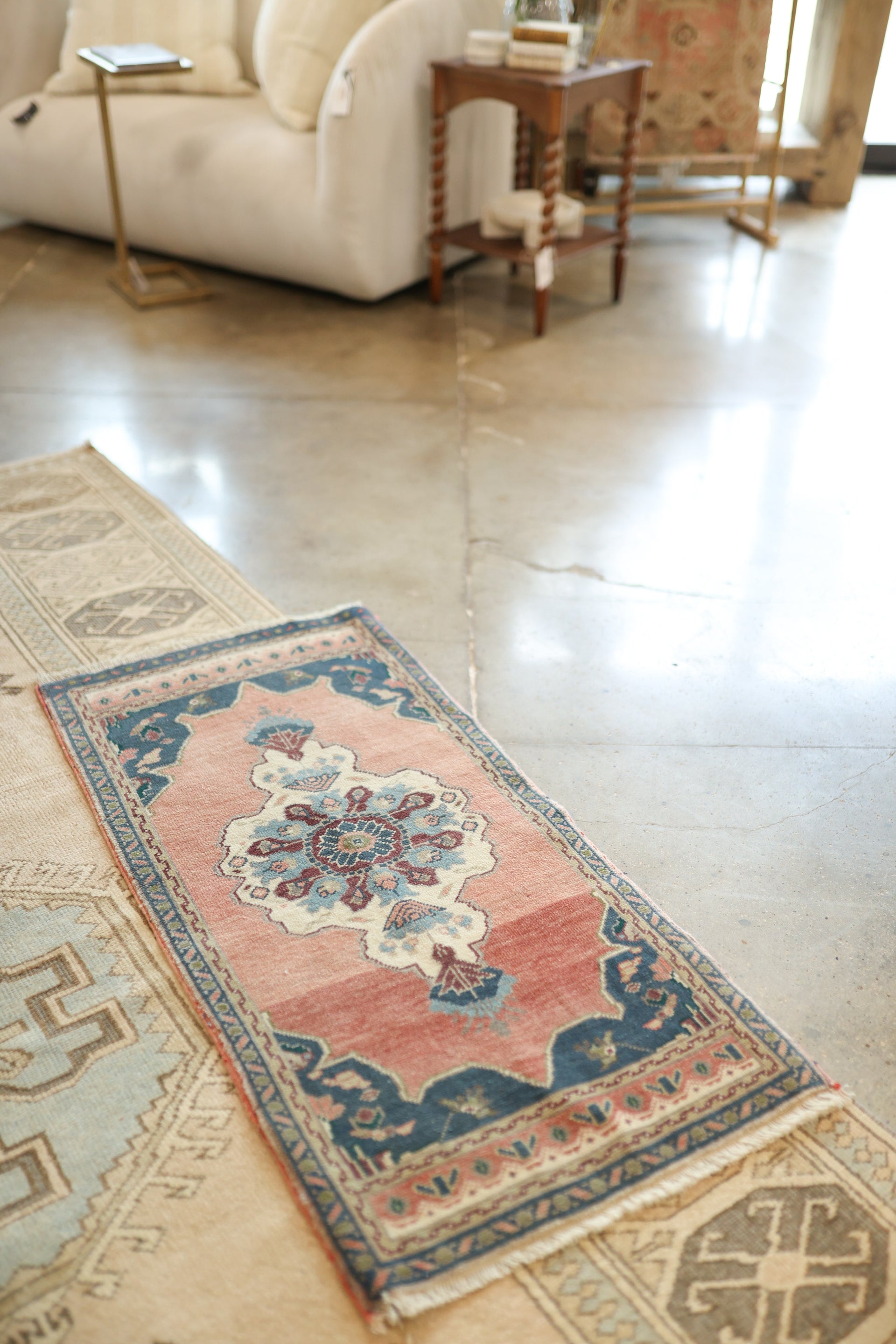 New Mini Vintage Turkish Rug 30